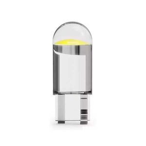 lámpara LED T10 de vidrio 12V en colores blanco, rojo, azul, ámbar, verde, celeste y rosa