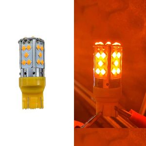 lámpara LED T20 2 polos Luna Canbus 30W para luz diurna o posición, en blanco o ámbar
