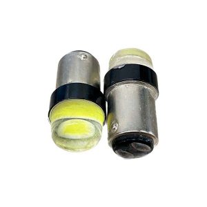 lámpara LED 2 polos blanca con cuerpo de silicona y diseño corto