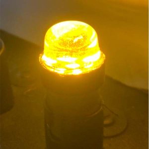 lámpara LED 1 polo silicona corta en color blanco o ámbar