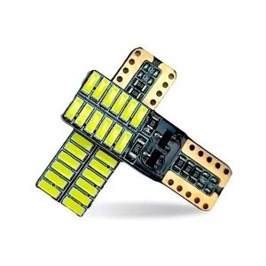 lámpara LED T10 CANBUS 24 SMD blanca o ámbar 25W