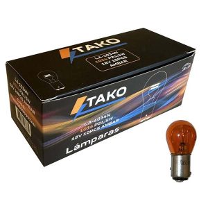 lámpara halógena 1034 ambar 12V 21/5W