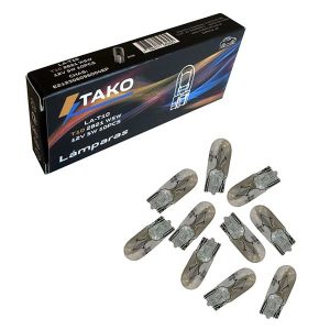 Lámpara halógena LA-T10 W5W 12V 5W tipo T10