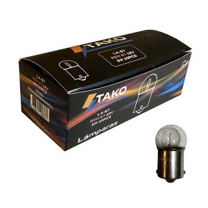 Lámpara Halógena LA-67 | 12V 5W y 10W Tipo R5W / R10W (Casquillo BA15s)