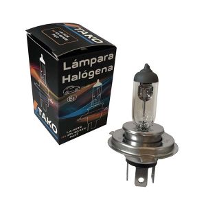 lámpara halógena H4 12V 60:55W casquillo PT43