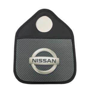 Bolsa Porta Objeto/Basura Para Palanca de Cambio Con Logo Nissan