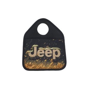 Bolsa Porta Objeto/Basura Para Palanca de Cambio Con Logo Jeep