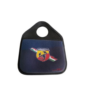 Bolsa Porta Objeto/Basura Para Palanca de Cambio Con Logo Abarth