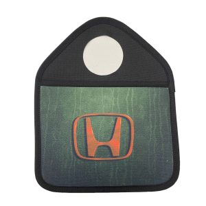 Bolsa Porta Objeto/Basura Para Palanca de Cambio Con Logo Honda Con Fondo