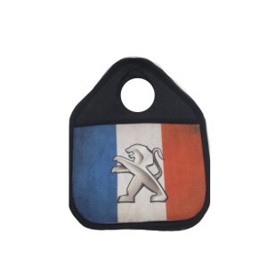 Bolsa Porta Objeto/Basura Para Palanca de Cambio Con Logo Peugeot Bandera
