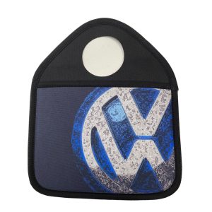 Bolsa Porta Objeto/Basura Para Palanca de Cambio Con logo volkswagen grande