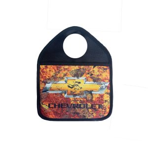 Bolsa Porta Objeto/Basura Para Palanca de Cambio Con logo chevrolet fuego