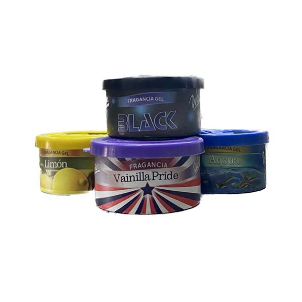 Bulto de 24 latitas aromatizantes Walker en gel de 80 g con fragancias surtidas