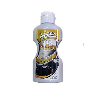 Bulto de 6 ceras polish con abrasivo Walker de 450 ml con etiqueta amarilla