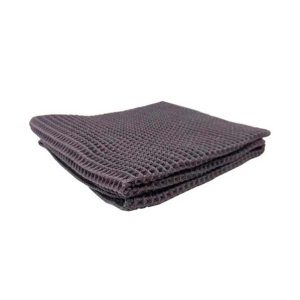 paño de microfibra waffle LAFFITTE 40x60 cm gris para secado profesional de autos