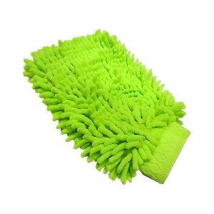 manopla de microfibra chenille LAFFITTE doble reforzada talles L y XL para lavado de autos sin rayar