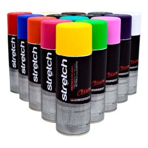 Pintura aerosol Stretch colores clásicos removible para autos, decoración y manualidades