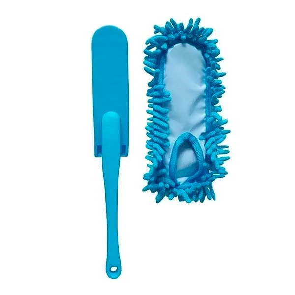 plumero de microfibra extensible LAFFITTE 60 a 100 cm con cabezal chenille para limpieza de autos