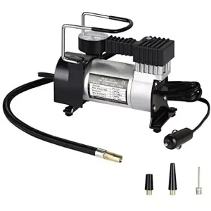 Compresor metálico portátil 4x4 12V con alta presión y cuerpo reforzado