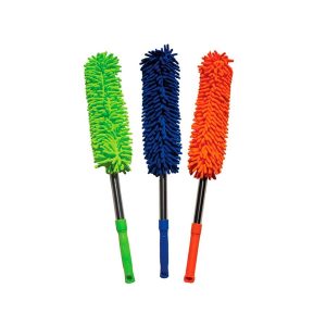 plumero de microfibra fijo LAFFITTE 60 cm con cabezal 360° desmontable para limpieza de autos