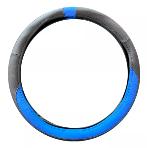 Cubre Volante Negro Liso o Combinado de Cuerina 38cm Need for Speed azul