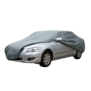 Cubre Auto Bicapa Microperforado Gris