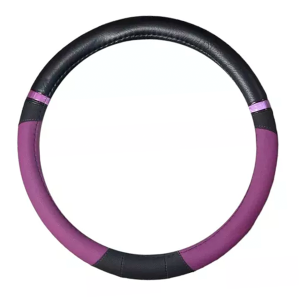 41. Cubre Volante Cuerina 38cm Tipo NASCAR con Reflectivo VIOLETA