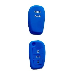 Funda De Llave De Silicona Audi A1 / A3 / A4 / A5 AZUL