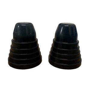 Capuchón de caucho para óptica de auto, pack x2, resistente al calor y adaptable