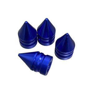 Tapas de válvula tipo bala para auto o moto, set x4, varios colores