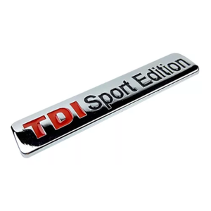 Insignia Emblema TDI Sport Edition - Autoadhesivo de Metal