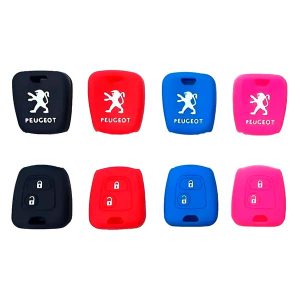 Funda De Llave De Silicona Peugeot 206 / 207 / 307 / Partner / Hoggar