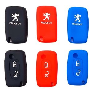 Funda De Llave Tipo Navaja Peugeot 207 GTI / 3008 – 2 Botones colores