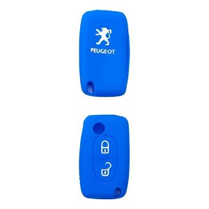 70. Funda De Llave Tipo Navaja Peugeot 207 GTI : 3008 – 2 Botones azul Funda De Llave Tipo Navaja Peugeot 207 GTI / 3008 – 2 Botones azul