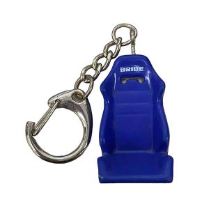 70. Llavero Mini Butaca Deportiva azul llavero mini butaca deportiva en colores rojo, azul y negro para autos