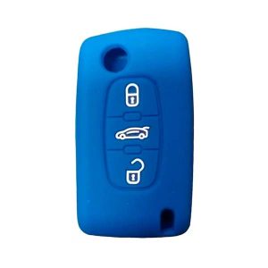 71. Funda De Llave Tipo Navaja Peugeot 307 : 408 – 3 Botones azul Funda De Llave Tipo Navaja Peugeot 307 / 408 – 3 Botones azul