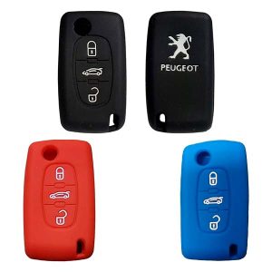 Funda De Llave Tipo Navaja Peugeot 307 / 408 – 3 Botones colores