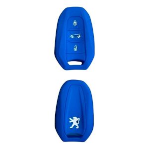Funda De Llave Peugeot 208 Nuevo – Silicona azul