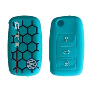 Funda De Llave VW GTI Golf – Silicona celeste