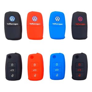 Funda De Llave VW 3 Botones – Bora / Vento / Passat / Suran / Amarok – Silicona colores