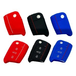 Funda De Llave VW MK7 / GTI / Virtus – Silicona – 3 Botones colores