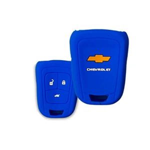 Funda De Llave Chevrolet Prisma Llave Corta – Silicona azul
