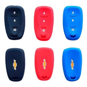 Funda De Llave Chevrolet Tracker / Cruze – Presencia – Silicona 3 Botones colores