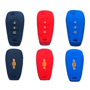 Funda De Llave Tipo Navaja Chevrolet Tracker / Cruze – 3 Botones – Silicona colores