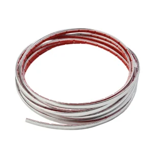 Moldura de Cromo Autoadhesiva Universal – Rollo de 15m