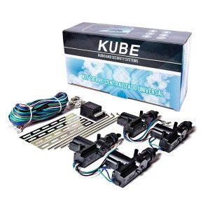 kit de cierre centralizado KUBE para 4 puertas con motores maestros y esclavos