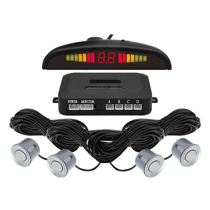 5. Kit de Sensores de Estacionamiento con Display LED plata Kit de Sensores de Estacionamiento con Display LED plata