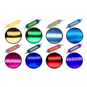 módulo LED COB 12V/24V para cartelería y letras corpóreas, colores varios