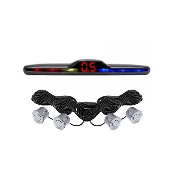 Kit de Sensores de Estacionamiento Slim con Display Media Luna gris