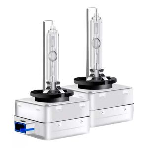 kit de lámparas xenón D8S 4300K y 6000K blancas para autos con ópticas HID de fábrica